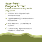 PURE SYNERGY SuperPure Oregano-Extrakt Kapseln | Bio Oregano-Öl & -Blatt