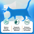 L-Lysine for Cats – 900mg (2 Scoops) Immune Support, Eye & Respiratory Health – 4.23oz (120g)