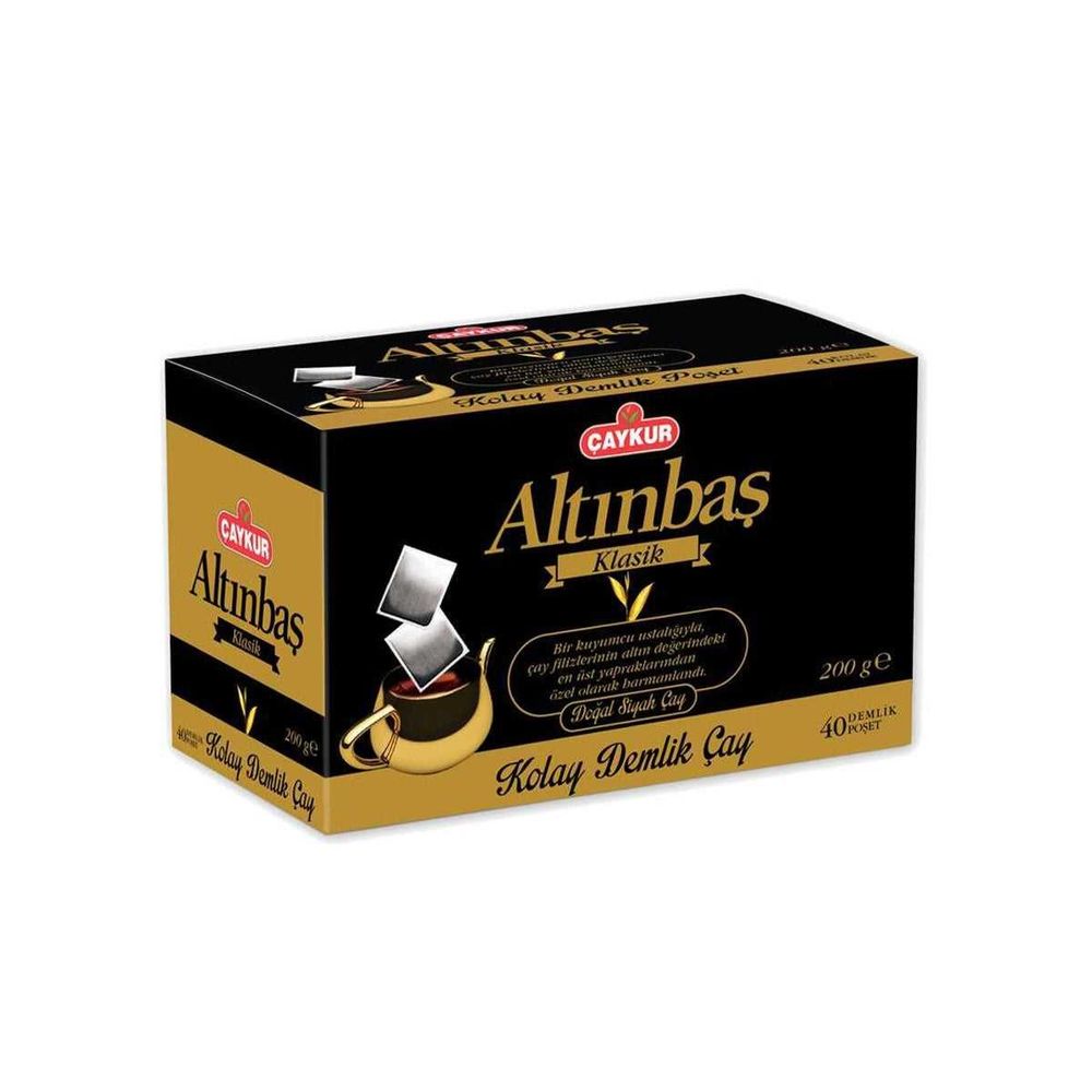 Caykur Altinbas Klasik Kolay Demlik Cay Teabag Pack 40 Pieces 200g
