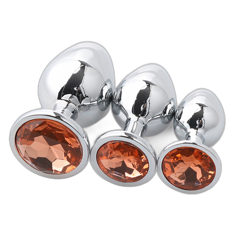 Jeweled Metal Butt Plug Set
