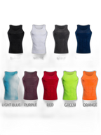 Mens Waist Body Shaper Vest T-Shirt Tank Tops