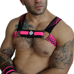 Breedwell Revolution Bulldog Harness Neon Pink
