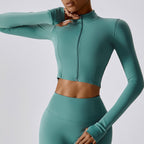 Slim-fit Fitness Long-sleeve Jacket Quick-dry Yoga Wear