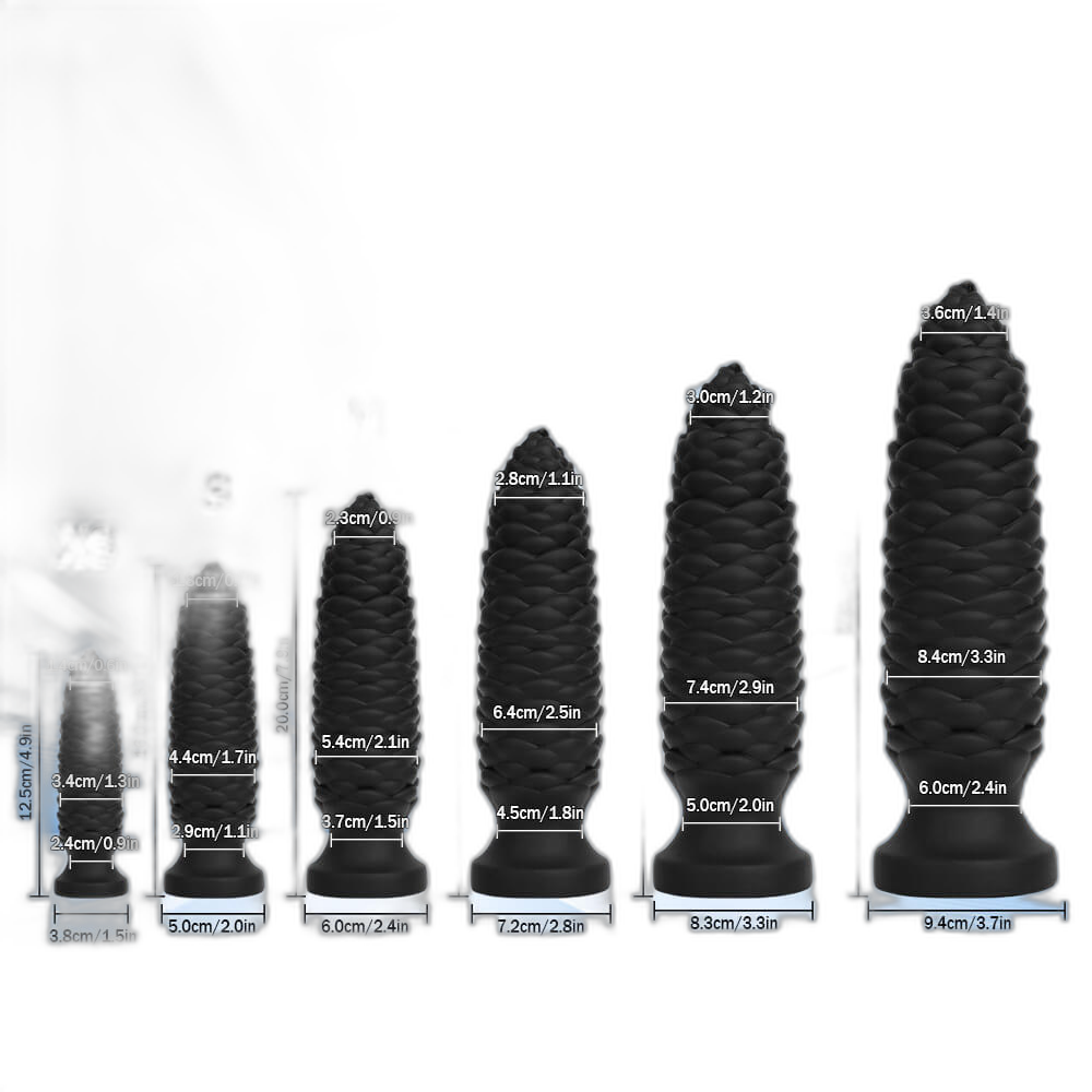 Pinecone Ⅱ - Silicone Huge Butt Plug