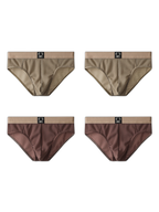 4-pack Men's Anti-Chafing Odor-Control Comfy Waistband Briefs