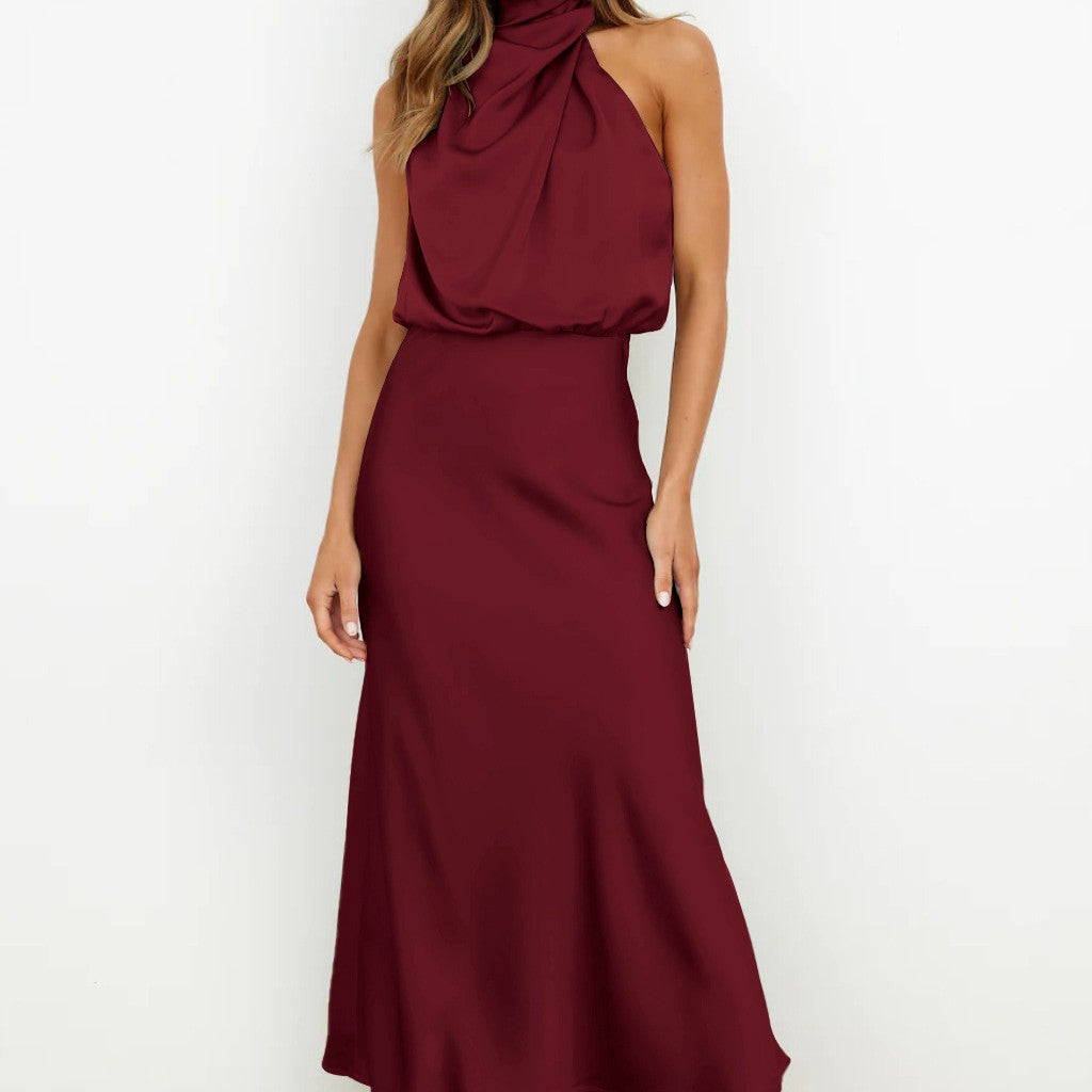 Summer Sleeveless Dress Ins Fashion Elegant Evening Party Club Clothing For Women