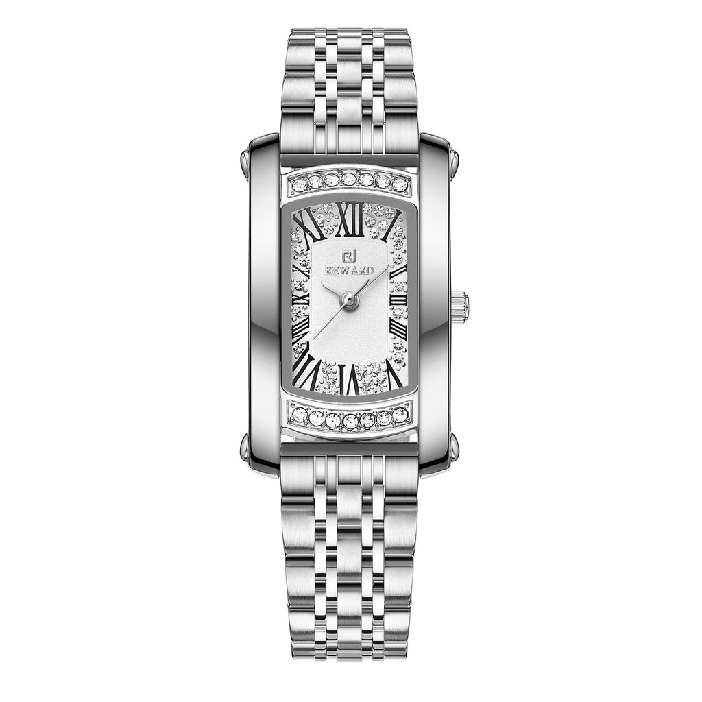 Affordable Luxury Fashion Waterproof Women's Square Quartz Wrist Watch