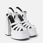 Summer Thick Heels High Heels Fish Mouth Europe And The United States