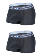 2 Pack Separated Pouch Comfy Mens Boxer Briefs
