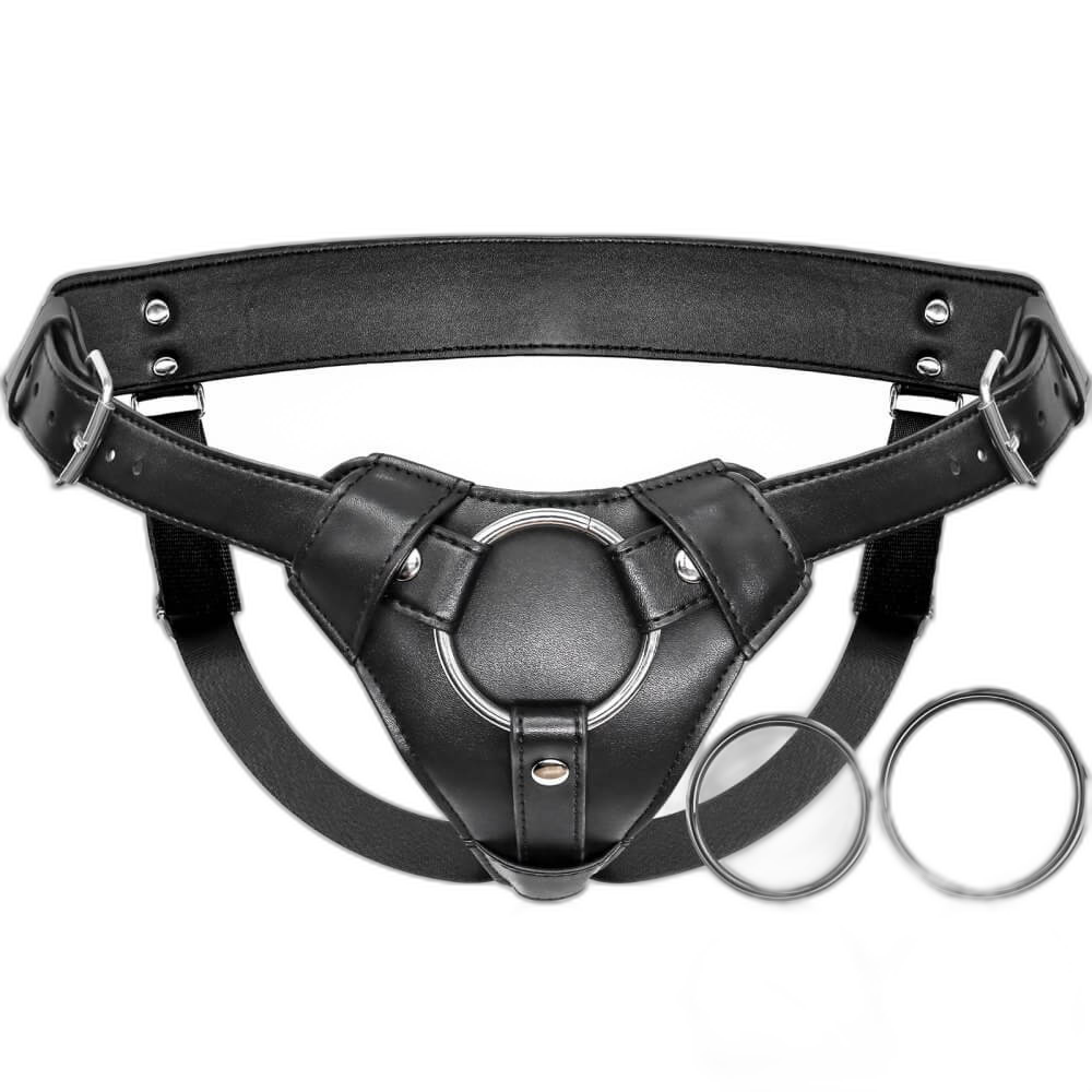 Draven - Leather Strap On Harness