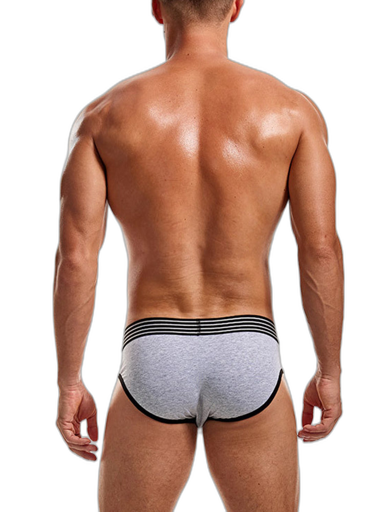 Men’s Spliced Color Pouch Briefs