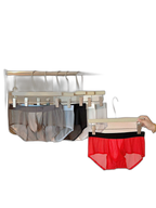 2 Pack Men's Ultra-Thin Breathable Antibacterial Crotch Briefs