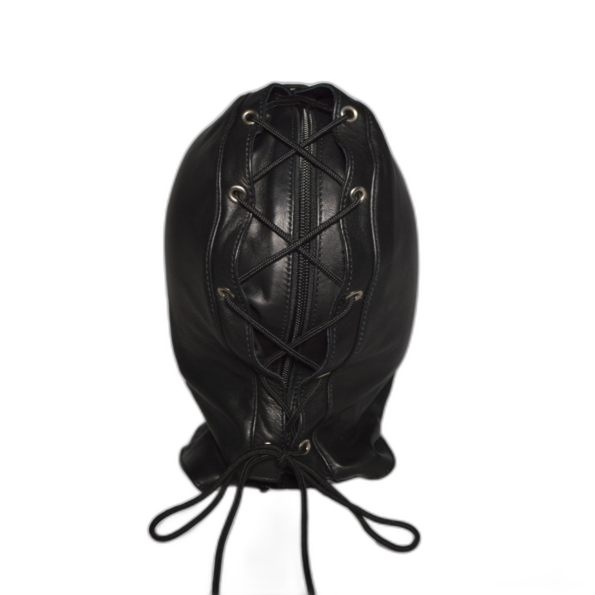 Prowler RED Leather Double Hood With Front Zipper Black