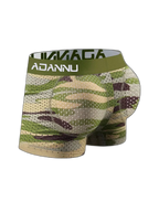 Camouflage Removable Hip Pad Boxer Briefs