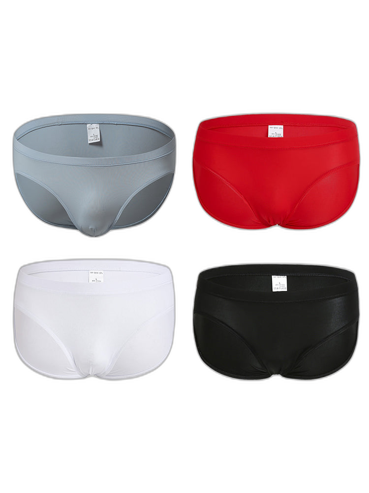 4 Pack Men’s Seamless Ultra-Thin Briefs