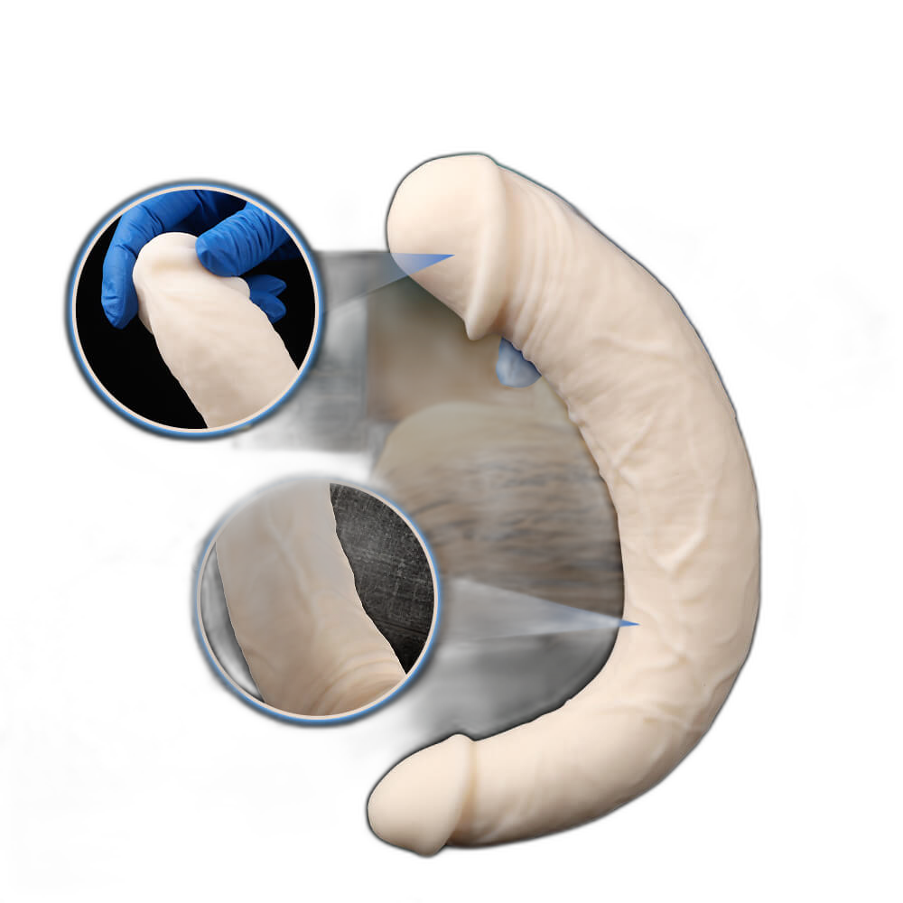 Venus - 11.8 Inch Double Ended Dildo - Lesbian Dildo - Silicone Dildo