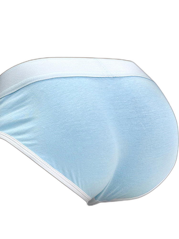 2 Pack Men's Middle-Rise Cotton Sexy Briefs