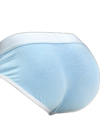 2 Pack Men's Middle-Rise Cotton Sexy Briefs