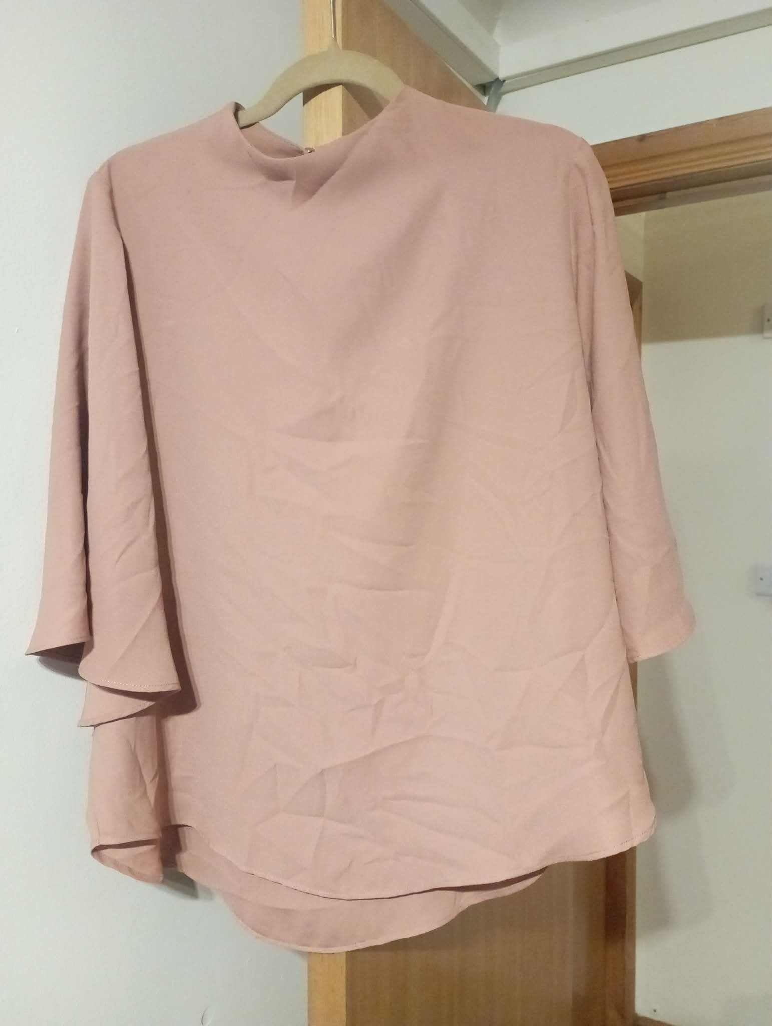 WOMEN'S River Island Peach Blouse (16UK)