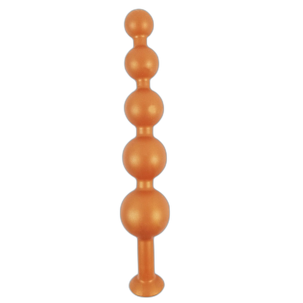 Vixen - Silicone Anal Beads - Different Sizes 5 Anal Balls - Fox Tail Anal Plug