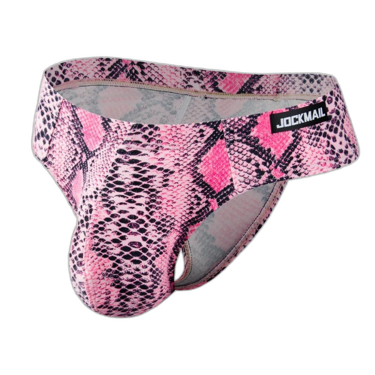Jockmail Leopard Sizzle Thong