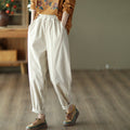 Retro Corduroy Harlan Pants Female