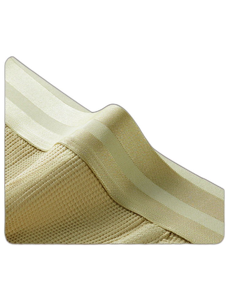 2 Pack Men's Waffle-Knit Cotton Separable Scrotum Support Briefs