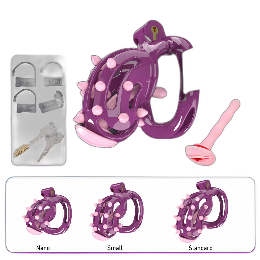 Prick - Chastity Cage with Belt - Male Chastity Device