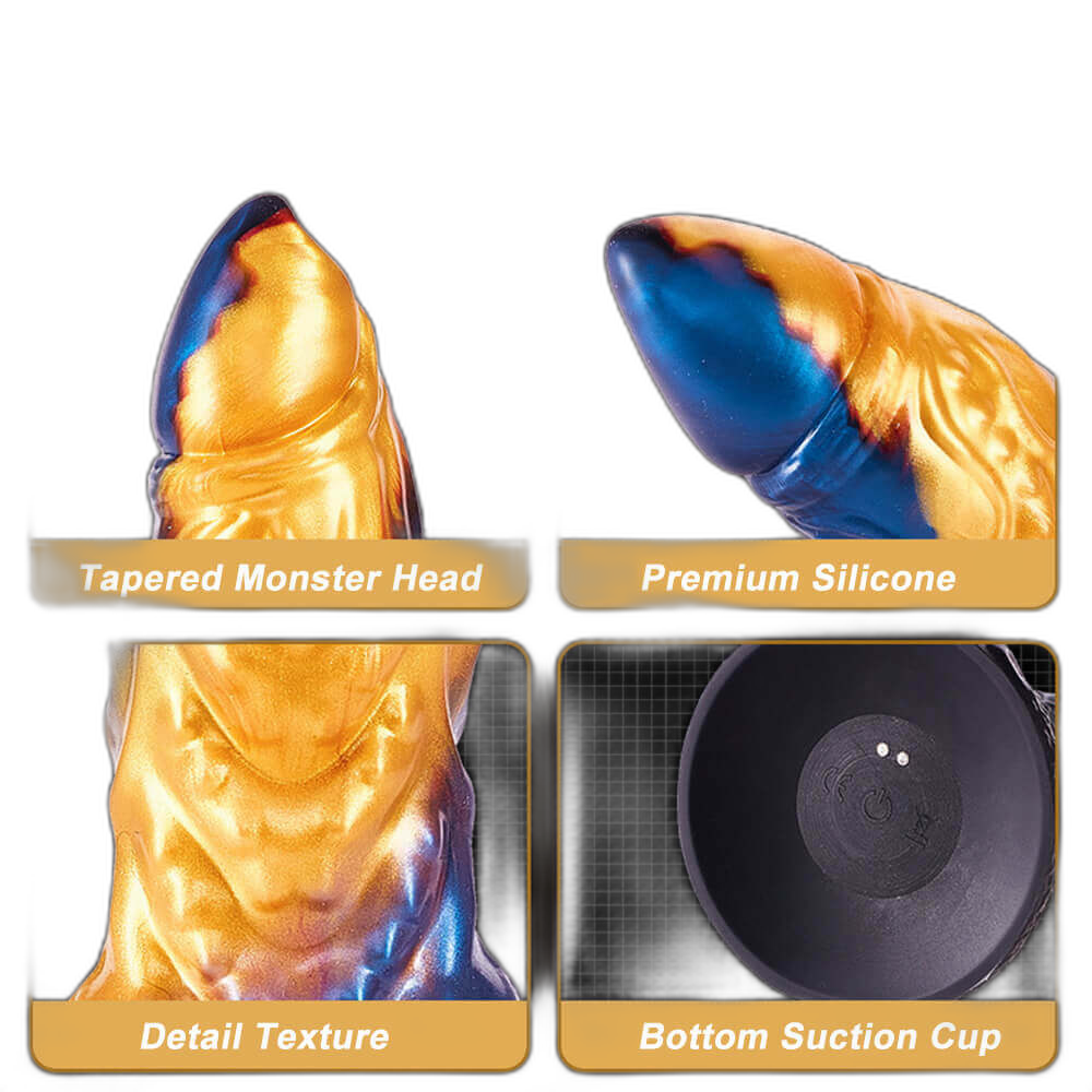 Firebird - 9.2 Inch Thrusting Dildo - Vibrating Dildo - Fantasy Dildo