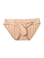 3 Packs of Men's Ice Silk Seamless Convex Pouch Briefs