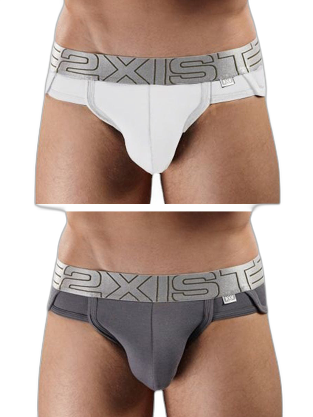 2 Pack Men's Lift No-Show Briefs