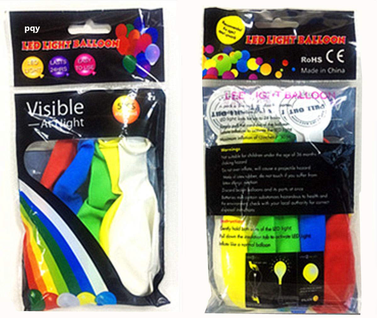 CEAGGDY 20 LED Light Up Balloons – 12-Inch Neon Flashing Balloons for Parties & Celebrations