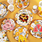 Cecnamt Construction Birthday Decorations – 170 Pcs Party Set for 24 Guests (Banner, Plates, Cups, Napkins, Cutlery, Tablecloth)