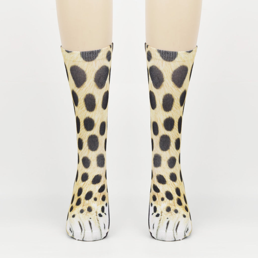 3D Animal Foot Print Socks Printed Socks