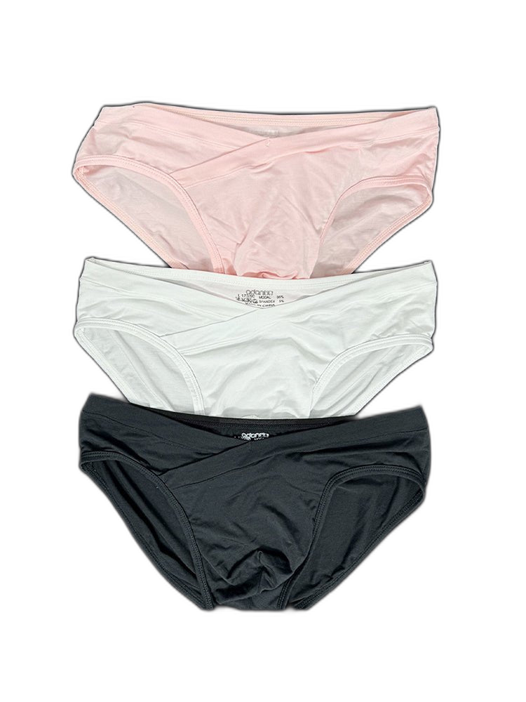 2 Pack Men's Ultra-Soft Modal Breathable Mesh Ice Silk Briefs