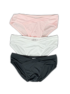 2 Pack Men's Ultra-Soft Modal Breathable Mesh Ice Silk Briefs