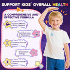 CEECISEE Magnesium Gummies for Kids 4+ | Organic Chewable Magnesium with B6, D3, Zinc + L-Theanine | Zzz Aid