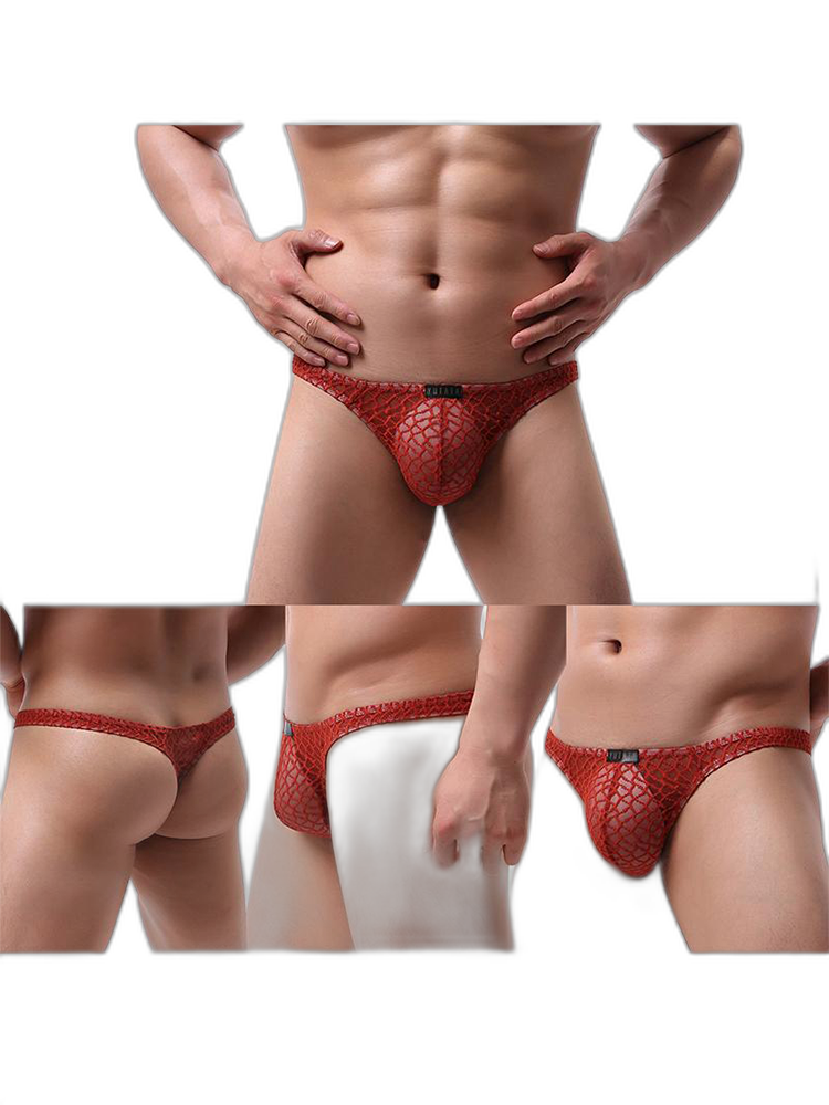 Men's Breathable Mesh Thongs
