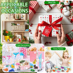 Celltestria 50Pcs Mini 3D Printed Animals – Flexible Articulated Figurines for Party Favors