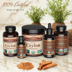 Ceylon Zimt Shop CinnaGold™ Bio-Ceylon-Zimt – 120 ml hochwirksamer flüssiger Extrakt (100 % zertifiziert) – Super-Antioxidans