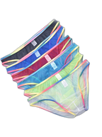 3-pack Men's Ultra-sheer Rainbow-edge Mesh Briefs