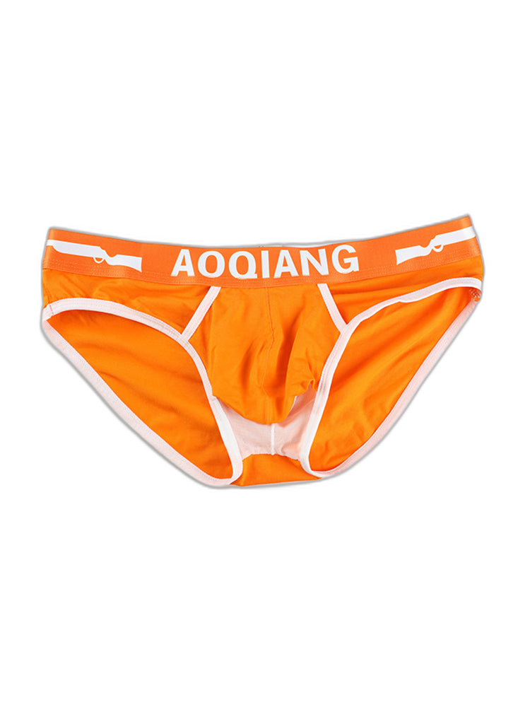 Men's Breathable Cotton Pouch Briefs with Fly