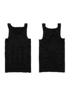 Mens Waist Body Shaper Vest T-Shirt Tank Tops