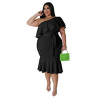 Fashionable Slim-fit Casual Mid-length Tube Dress