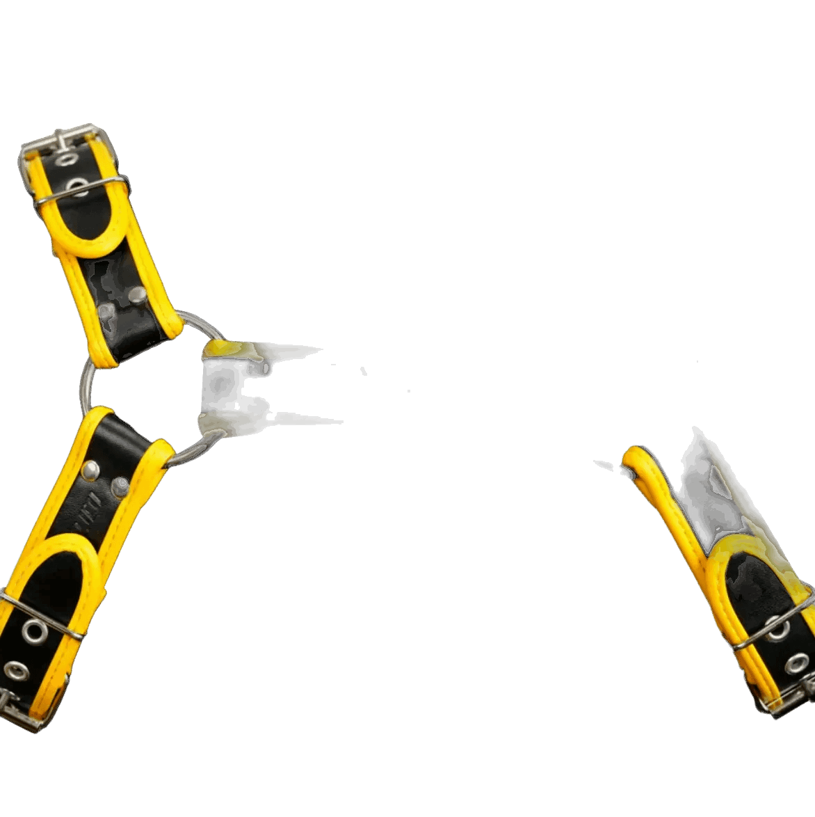 Harness, Cuff, Collar Bundle Yellow