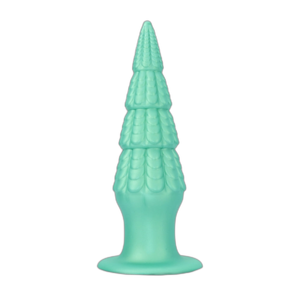 Christmas Tree Dildo - Silicone Butt Plug with Unique Layered Design - 3 Sizes