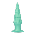 Christmas Tree Dildo - Silicone Butt Plug with Unique Layered Design - 3 Sizes