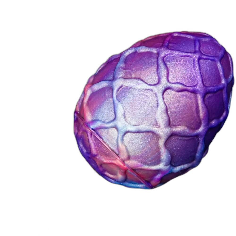 Curio Egg - Large Butt Plug with Chain Leash