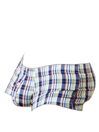 Mens Plaid Front Pouch Boxer Shorts