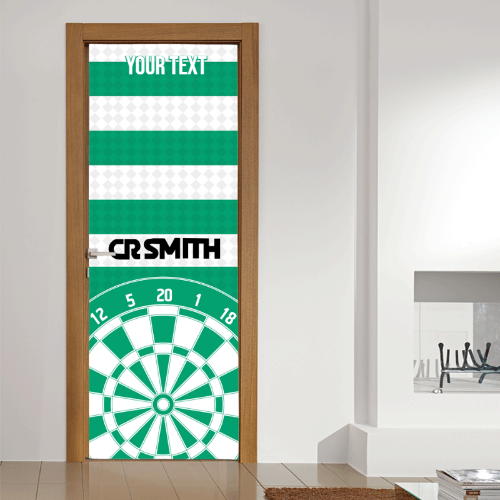 Celtic Retro - 1988 Home - Personalised Darts Wall Banner - Two Sizes [COLLECTIVE]